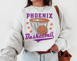 Vintage Phoenix Basketball Sweatshirt T-shirt Phoenix Sun Phoenix Basketball Crewneck Suns Tshirt Phoenix Fan Shirt Retro Phoenix