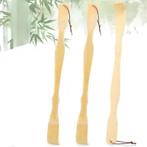 3 Pack Wooden Bamboo Back Scratcher for Adults Men Women, Gifts for Seniors, Small Funny Christmas Gifts for Elderly Men Women, 16.5 Inch Long Handle Back Scratchers Easter Basket Stuffers