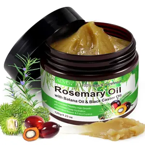 Rosemary Oil Hair Mask, Hair Care Cream with Batana Oil & Castor Oil, Daily Hair Care Conditioner, Hair Growth Moisturizing, Suitable for All Hair Types