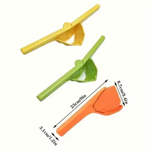 Manual lemon juicer, foldable and portable, orange juicer clamp, hand-press juicer, lemon hand press (three colors shipped randomly)