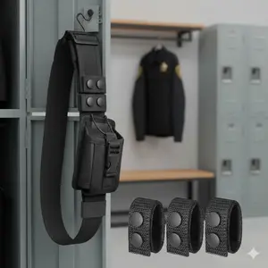 Military & Police Duty Belt Buckle, Adjustable Buckle: Durable Tactical Nylon for Camping, Hiking, Shooting, Cycling & Travel. Lightweight, Secure Gear Fastener. Reliable for Outdoor Adventures & Professional Use.