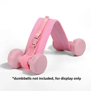 Stylish Weighted Belt for Glute Sculpture Pink & Black Fitness Training Belt for Hip Thrusts Comfortable Weight-Bearing Belt Weightlifting Belt Workout Equipment