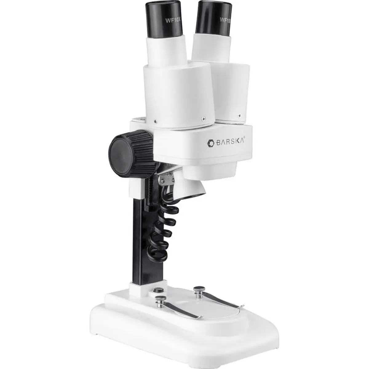 Barska Student Stereo Microscope with 20x/50x Zoom, High Detail, Slides Compatibility, AA Batteries, Magnifies Specimens