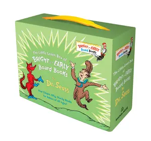 Little Green Boxed Set of Bright and Early Board Books: Fox in Socks; Mr. Brown Can Moo! Can You?; There's a Wocket in My Pocket!; Dr. Seuss's ABC -- Dr Seuss - Hardcover