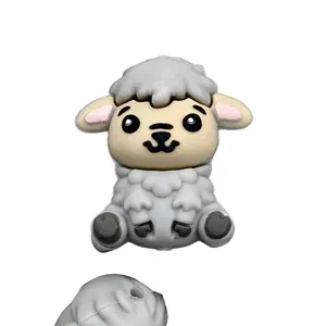 I've Been A Baaaad Boy 3D Silicone Focal Beads | Sheep Beads | Farm Animal Beads Diy With Charms Cute Collectible Charm