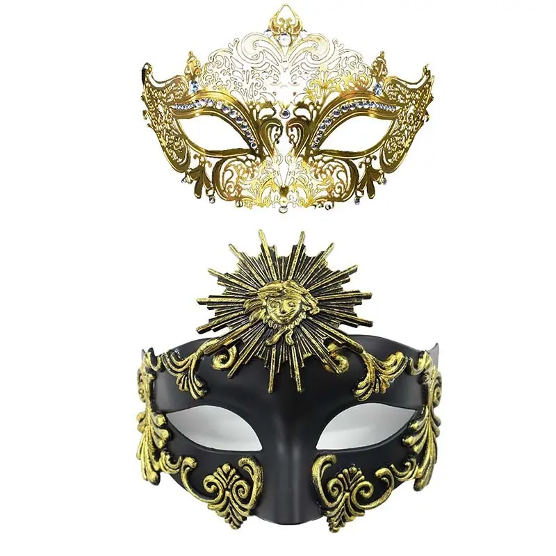 Venetian Carnival Half Face Mask, Luxury Masquerade Mask for Couples & Party Events Venetian Carnival Half Face Mask, Luxury Masquerade Mask for Couples & Party Events