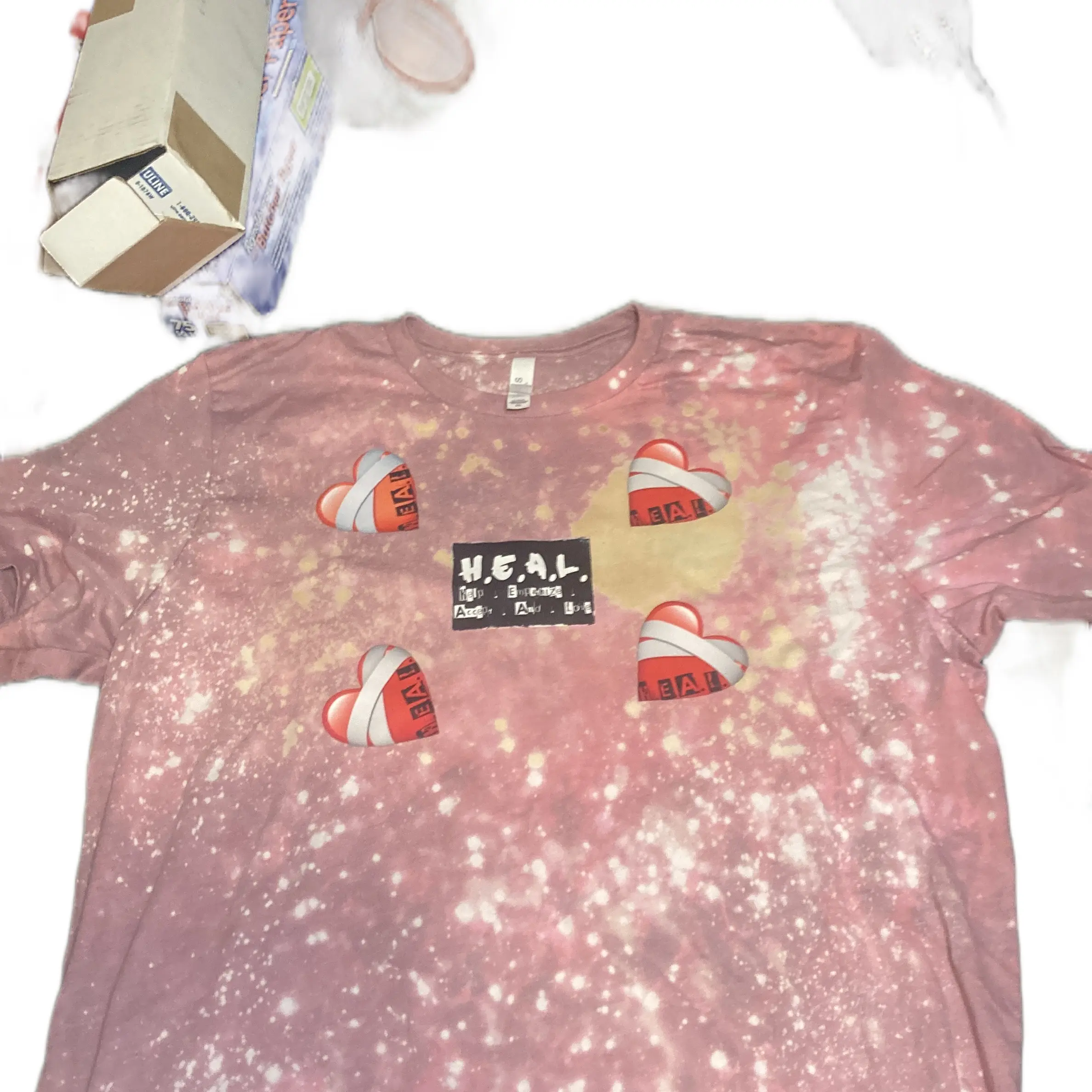 Heal family salmon shirt