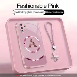 Suitable for [Galaxy Note10+] high-end MagSafe phone case🥰，and comes with a complimentary four-leaf clover lanyard—choose from all 26 letters.YM99