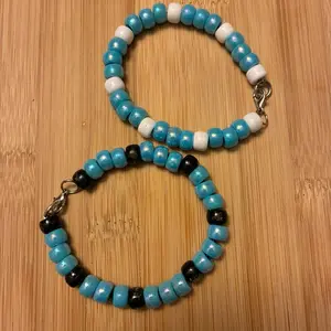 Mental Health Awareness Bracelet Teal and White or Teal and Black Beaded Jewelry for Support and Awareness