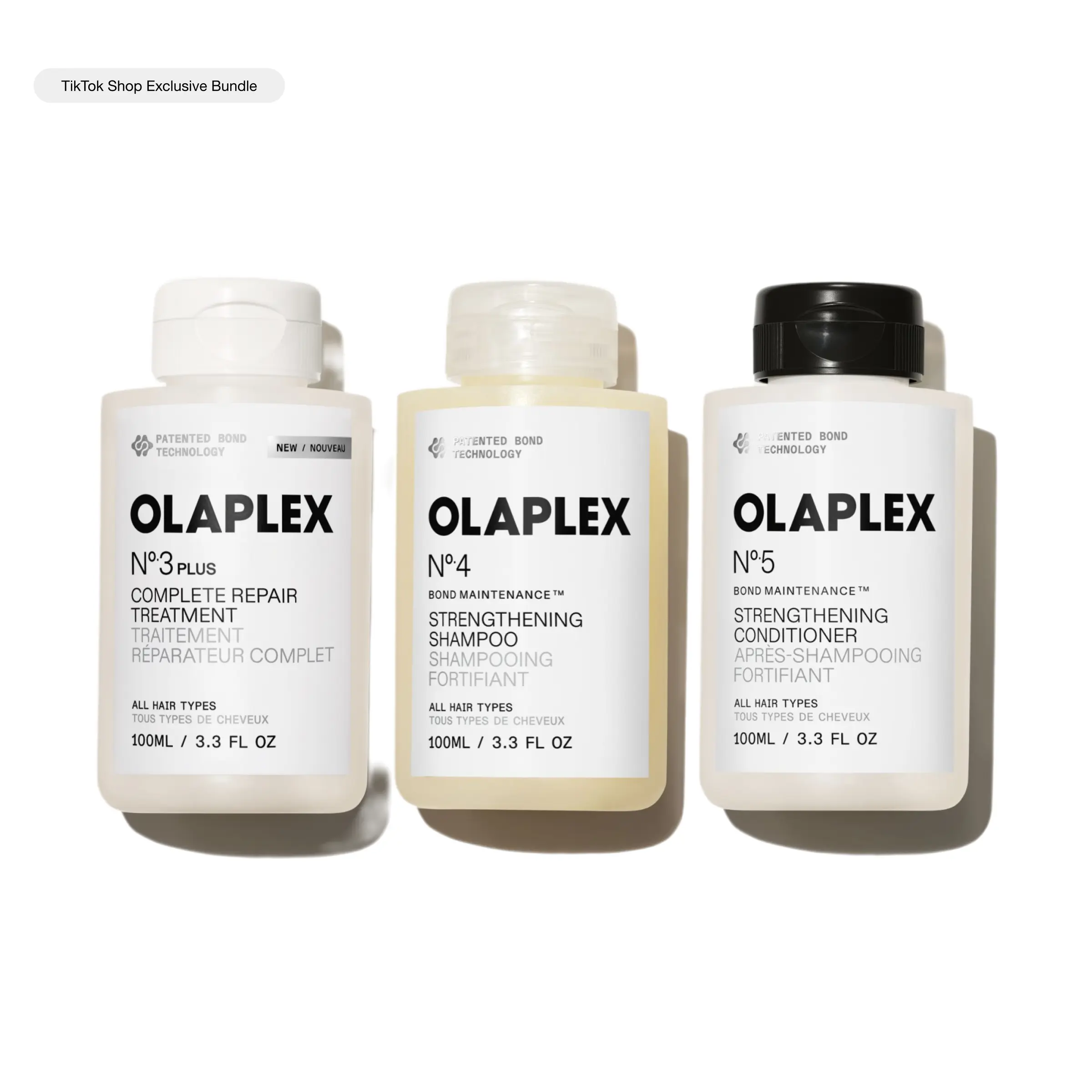 OLAPLEX Complete Repair Trial Set - Reparative Bestsellers for Softer, Stronger, Hydrated Hair