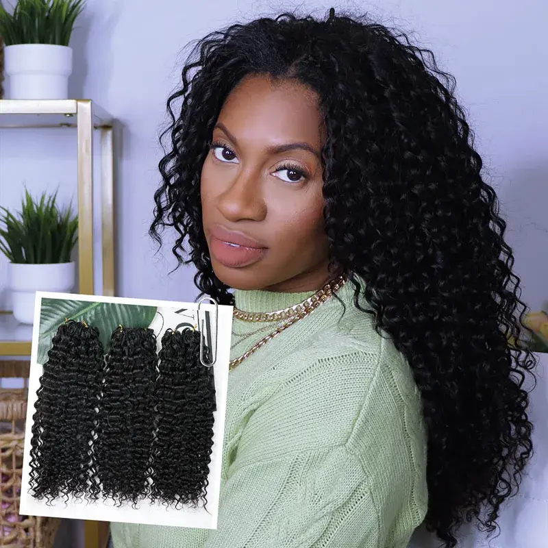 Water Wave Crochet Human Hair Knotless Pre-Separated Crochet  display picture 2
