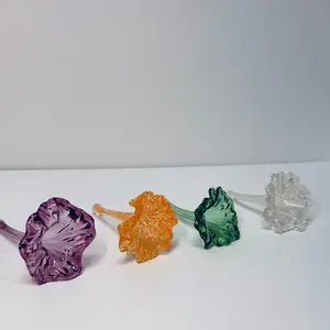 Handmade Glass Flowers: Autumn Decor