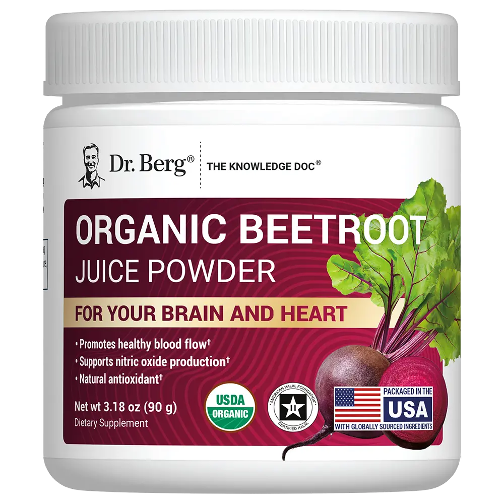 Organic Beetroot Juice Powder – Raw, Fresh, USDA Organic – 3.18 oz