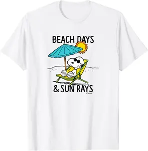 Snoopy Beach Days Sun Rays T-Shirt Unisex