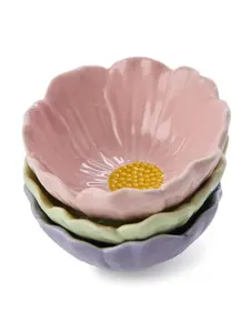 In a Flourish Porcelain Tidbit Bowl Set