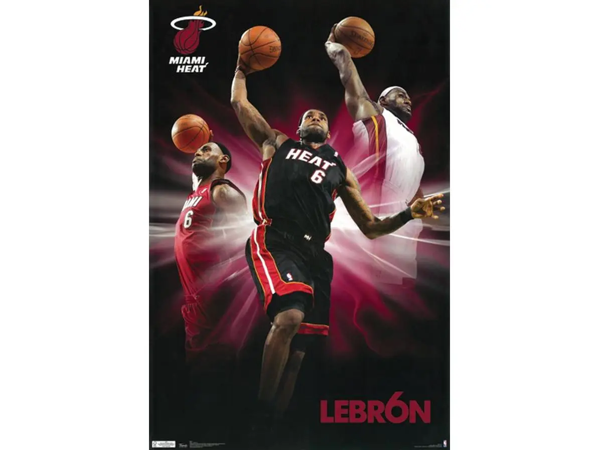 Hot Stuff Enterprise Z120-24x36-NA Unframed Lebron Poster - 24x36 in Standard Size 1-Piece Home Wall Decor, Room Decor