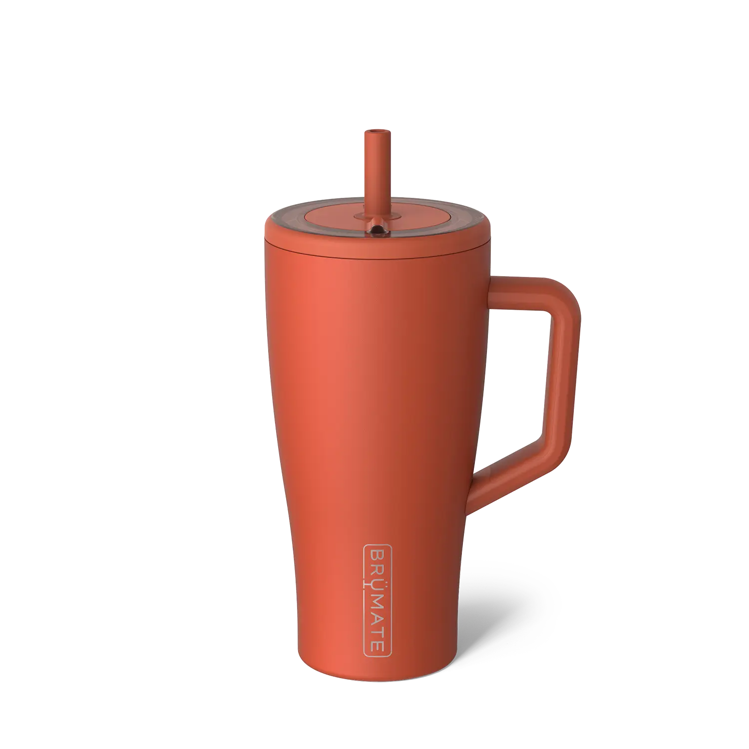 BrüMate Era 30oz Tumbler with Handle and Straw | 100% Leakproof Insulated Tumbler | Keeps Ice 24+ Hours | Cup Holder Friendly Base