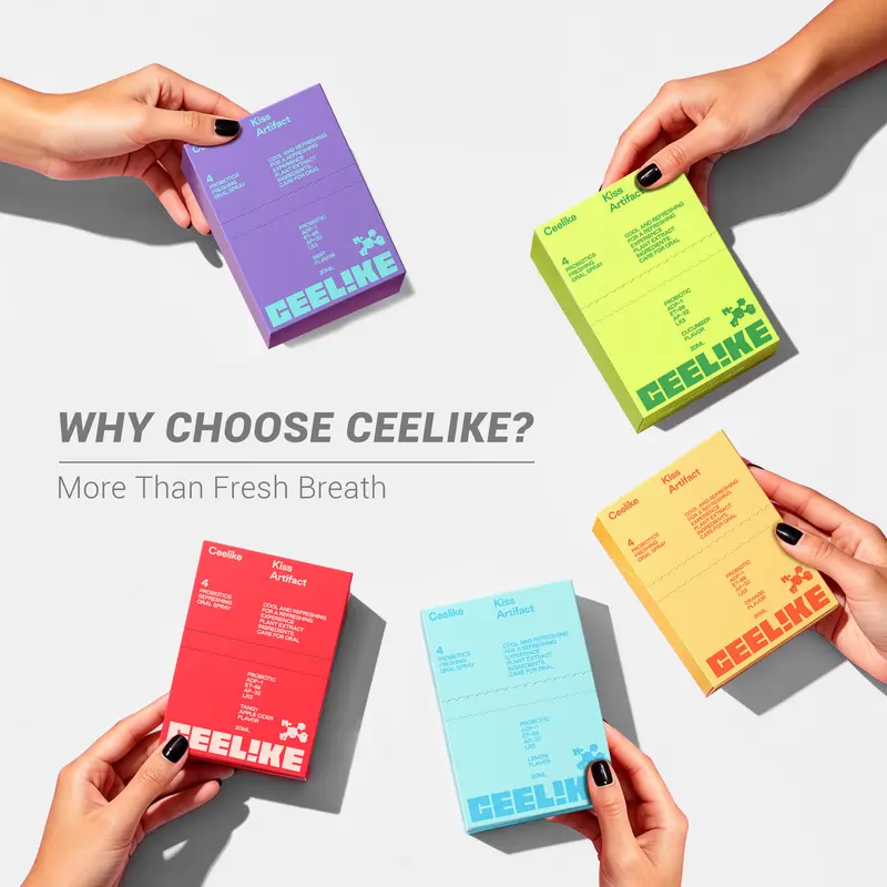 CEELIKE Oral Spray, 20 mL, Freshens Breath, Available in Five Flavors