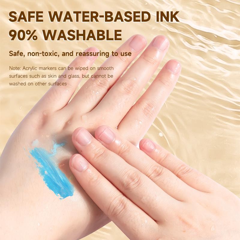 24 Color Aesthetic Dual Tip Markers, Brush & Fine Pen Set for Bullet Journaling, Calligraphy & Planner