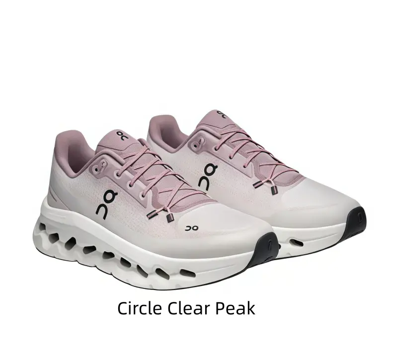 Trendy Pink & White Gradient Sneakers - Stylish Hollow Sole for Streetwear & Daily Outfits