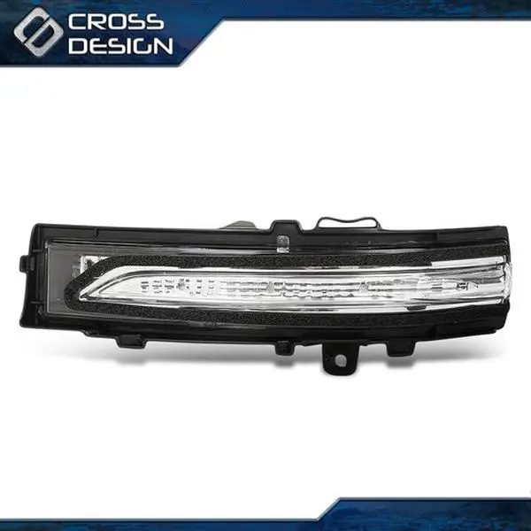CROSSDESIGN Mirror-Mounted LED Car Indicator Turn Signal Light - 1PC, Easy Install, Durable, Direct Pricing, Vehicle Specific Fit for 15-21 Ford Edge (FT4Z13B374A)