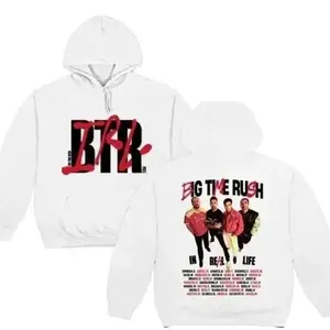 “BIG TIME RUSH Live Tour” Hoodie  Inspired by the iconic pop band’s tour style! Soft fleece cotton, oversized unisex fit — perfect for music fans & streetwear lovers  #btr #livetour #musichoodie