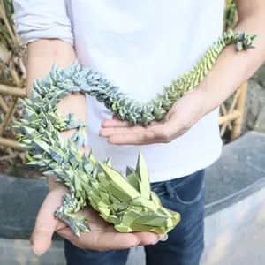 3D Crystal Dragon Statue, 1 Count Creative Dragon Ornament, Decorative Sculptures, Desktop Decoration for Home Dormitory Office School