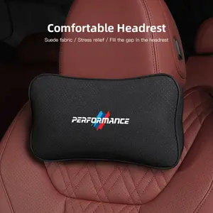 Car Headrest Neck Support Seat Lumbar Cushion Neck Pillow For BMW Series i3 i4 G07 G06 G05 G02 G01 F48 F39 G42 G30 G20 G26 F01 F02 F06 F13 G32 G22 G31 G21 F25 F26 F15 F16
