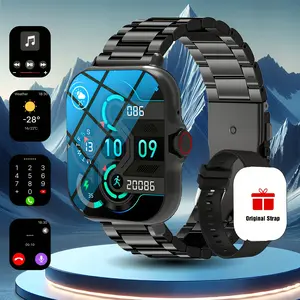 New smartwatch, suitable for both men and women - wireless calling/texting/multiple sports modes/remote camera control/fitness tracker, compatible with iPhone and Android, perfect as a holiday gift for men/women/friends/lovers/parents.