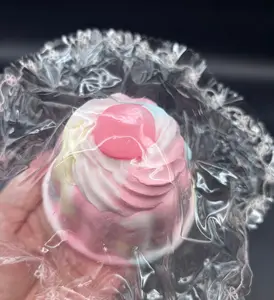 frozen butter textured strawberry candy pudding (read des!) Taba Squishy Toy