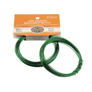 Gudebrod 9.144m (30ft) Medium 22ga Tarnish Resistant Copper Wire for Crafting