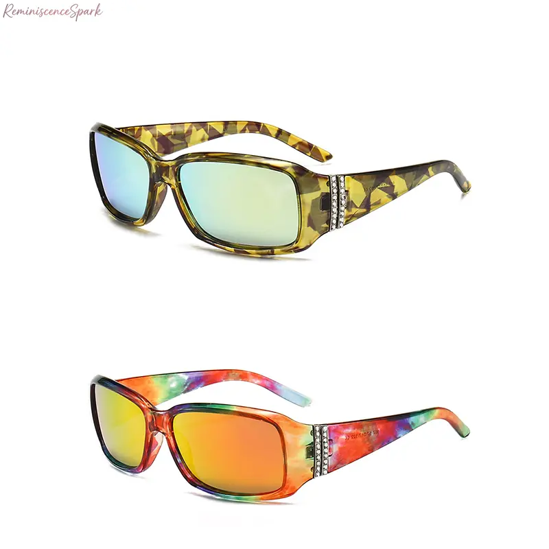 Women's 2-Pack Dressy Retro Style Polarized Glasses - Sparkle Rhinestone-Embellished Statement Frame, Lightweight, Comfortable Vision, Sports & Outdoor Gear for Travel, Casual Use