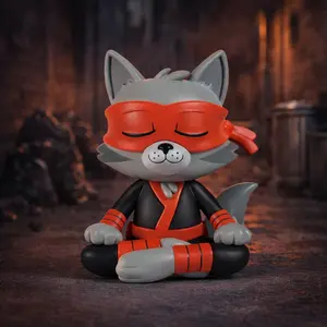 Cat Ninja Action Figure – Epic Original Collectible Toy for Kids & Anime Fans –The Quiet One