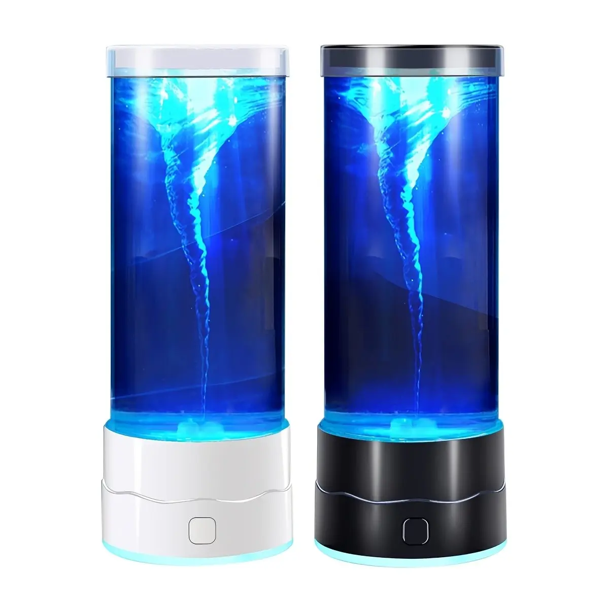 Tornado Night Lamp | Stunning LED Light Display, 7 Color-Changing Modes, Realistic Hurricane Rotation Feature, Upgraded Jellyfish Soft Night Light, Ideal for Bedroom, Living Room, Table Ocean Light, Perfect Gift for Christmas And Halloween, Powered