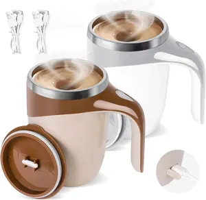 Self stirring coffee mug 2025 New Automatic Magnetic Stirring Coffee Mug Coffee Mugs for Home,Office,School,Travel