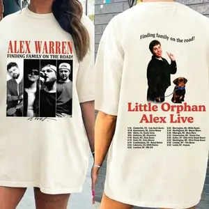 Alex Warren Finding Family On The Road 2026 Music Tour Inspired Shirt Retro 90s Alex Warren Tour Concert Vintage Shirt RO9