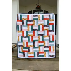 Picket Fences in Jewel Precut Sew-Ready Quilt Kit (backing available)