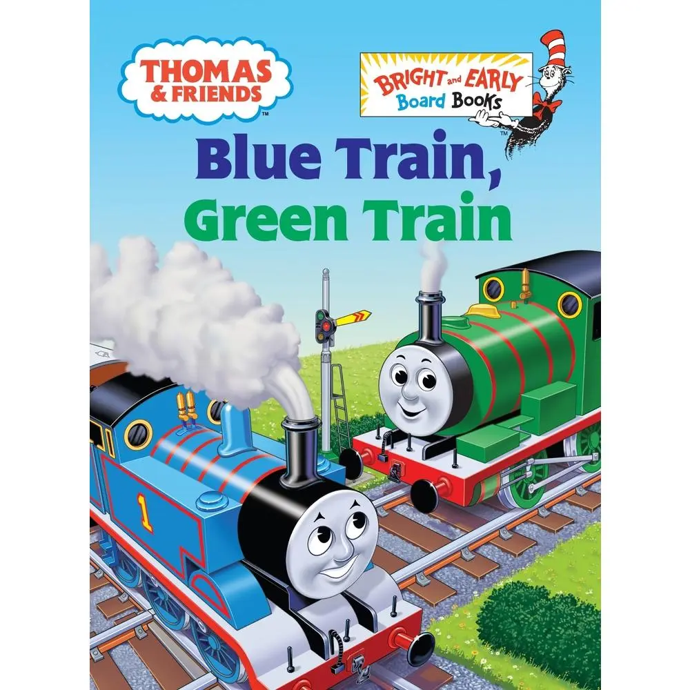 USED Book - Thomas & Friends: Blue Train, Green Train (Thomas & Friends) by Awdry, W. (Board book) - english