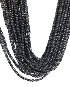 Black Tigers Eye Beads, Gemstone Beads, Jewelry Supplies for Jewelry Making, Wholesale Beads, Bulk Beads, 3-4mm , 13.5" Strand