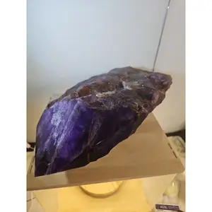 36.3LB Natural Amethyst Cluster - Quartz Crystal Skeleton Mineral Specimen, Vibrant Healing Home Decor Statue