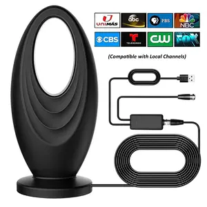Long Range Digital TV Antenna With Magnetic Base For Stable Installation, Signal Enhancement Technology Anti-Interference, Universal For Indoor And Outdoor Multi-Scene, Simple Operation No Debugging, Fully Compatible With Smart And Old TVs