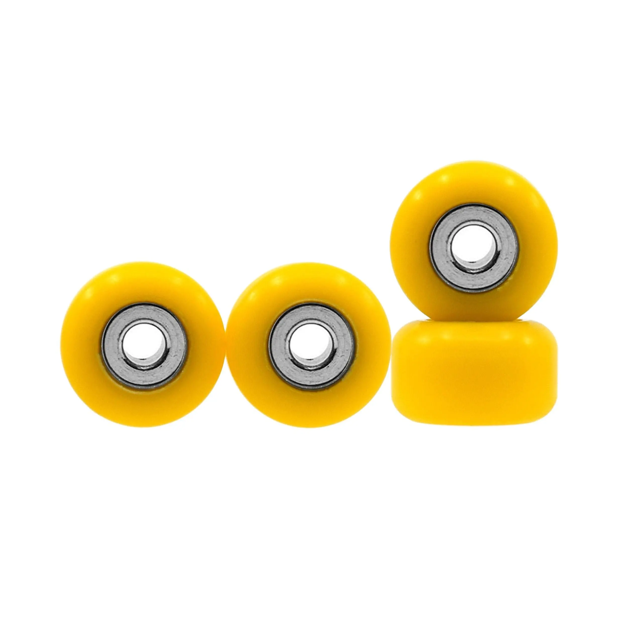 Eco Street Fingerboard Wheels - Yellow - 85D CNC Polyurethane Eco Street Fingerboard Wheels - Yellow - 85D CNC Polyurethane