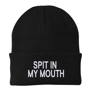 Spit In My Mouth Beanie casual warm