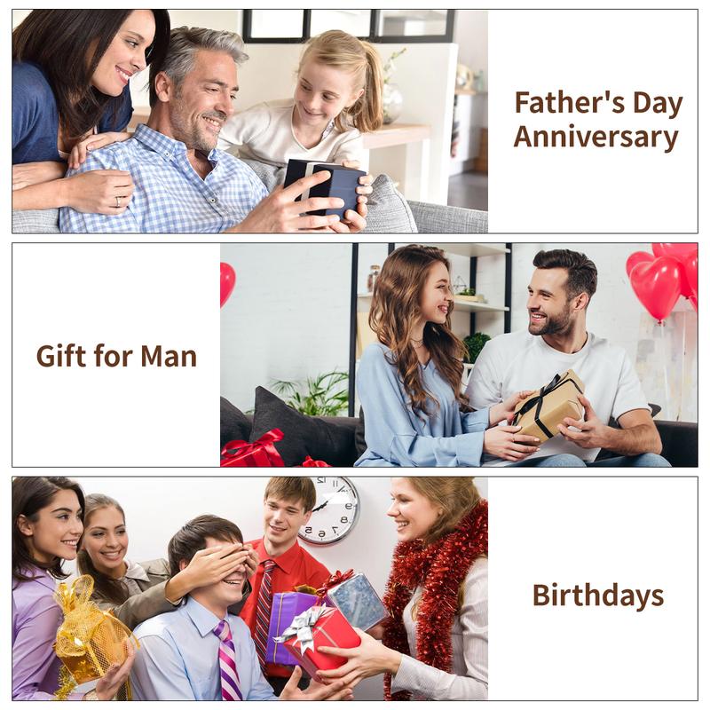 Minimalist Wallet for Men-Men's Slim RFID Blocking Smart Wallets with Money Clip,Metal Aluminum Pop Up Credit Card Holder, Front Pocket Thin Wallet,Birthday Anniversary Gifts for Mens