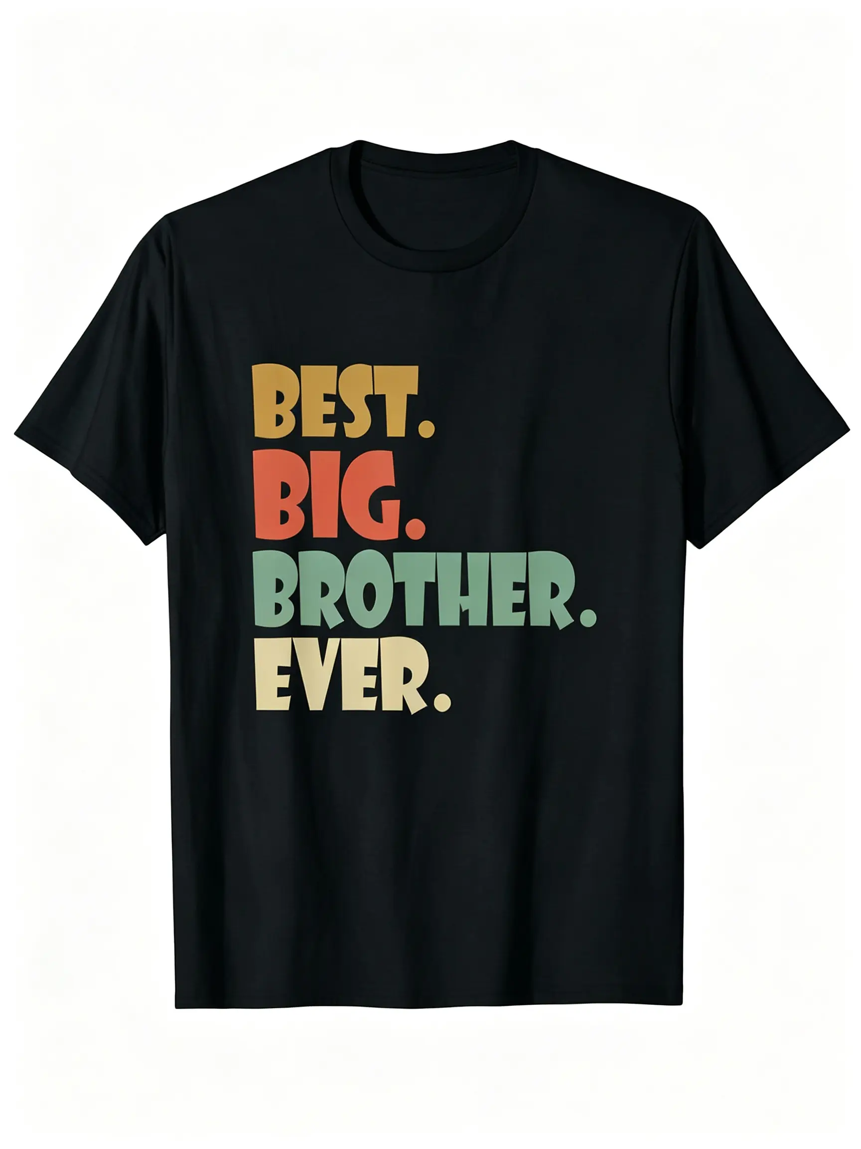 Best Big Brother Ever Older Sibling Teenager for Boys T-Shirt Gift for Big Brothers Funny Cool Graphic Tee