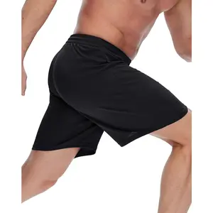 Men's 7" Pocketless Athletic Soccer Shorts Lightweight Quick Dry Mesh Gym Running Shorts No Pockets for Flag Football