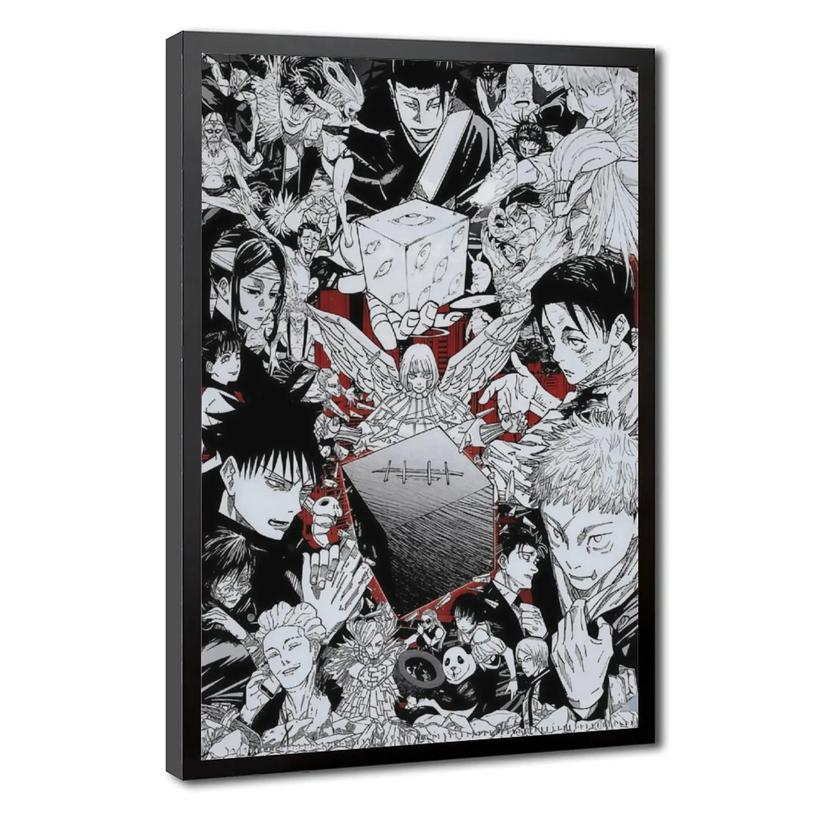 Jujutsu Kaisen Character-Themed Wall Art Print - Anime Fan Home Decor, Unique Home Supplies Poster