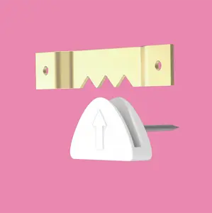 Sawtooth Push Pin Hook