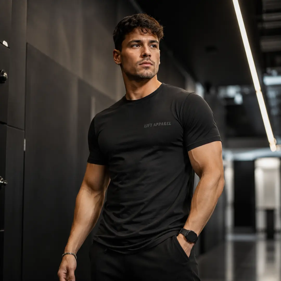 Men's Short-Sleeve Chicago 312 Athletic Fitted Sports T-Shirt - Workout, Casual Streetwear Top