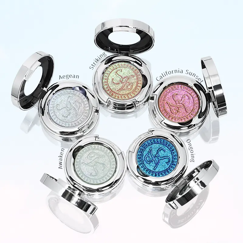 Festival‑Ready Limited Edition SHEEN EFFECT Cream Pencil Eyeshadow Trio, Velvety Smooth Blendable Texture, Multichrome Colour‑Shifting Rainbow Pigment, Glittery Iridescent Metallic, Bold Dia de los Muertos Statement Eye Makeup